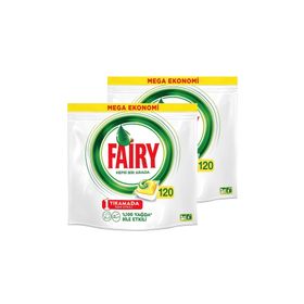 Fairy Hepsi Bir Arada Limon Kokulu 60 Yıkama Bulaşık Makinesi Tablet