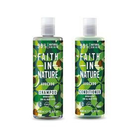 Faith In Nature Avokado %99 Doğal İçerikli Şampuan + 400 ml Saç Kremi