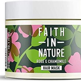 Faith In Nature Gül ve Papatyalı Normal Kuru Saçlar İçin 300 ml Saç Bakım Maskesi