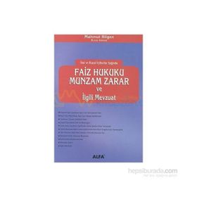 FAIZ HUKUKU MUNZAM ZARAR VE İLGİLİ MEVZUAT - MAHMUT BILGEN