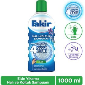 Fakir 1 lt Nano Teknoloji İle Lavantalı Elde Yıkama Halı ve Koltuk Şampuanı