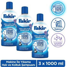 Fakir 1000ml Nano Teknoloji ile Lavantalı Makine Halı ve Koltuk Şampuanı