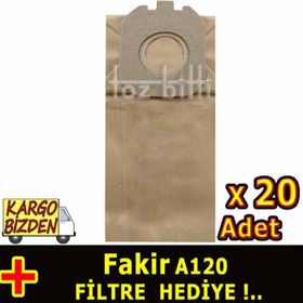 Fakir A120 Elektrikli Süpürge Kağıt Toz Torbası