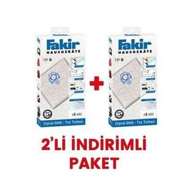 Fakir B Tipi 5 Adet Toz Torbası
