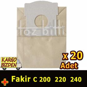 Fakir C 200-220 Kağıt Süpürge Torbası