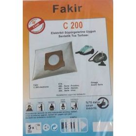 Fakir C200 C220 5 Adet Süpürge Torbası