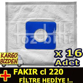 Fakir cl 220 Toz Süpürge Torbası