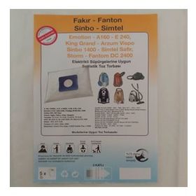 Fakir E 240 Emotion Sentetik Toz 20 Adet Süpürge Torbası