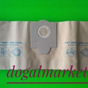 Fakir EXT 2600 3200 Turbo Toz 10 Adet Süpürge Torbası