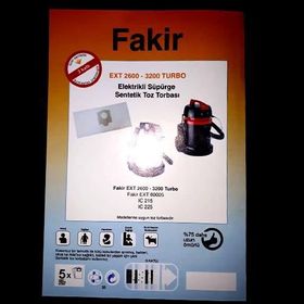 Fakir EXT-2600 Elektrikli Süpürge Toz Torbası