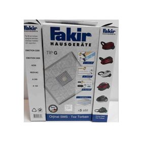 Fakir G Tipi 5'li Elektirik Süpürgesi Torbası