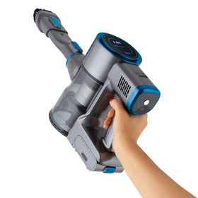 Fakir Inovator X Plus 7286 Antrasit Mavi Şarjlı Dikey Süpürge