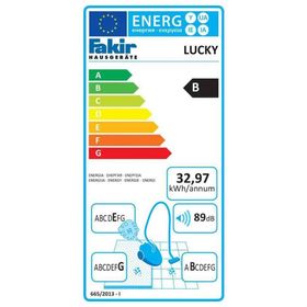 Fakir Lucky BL 100 Sarı Elektrikli Süpürge