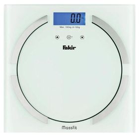 Fakir Massfit Cam Beyaz Vücut Analiz Baskülü