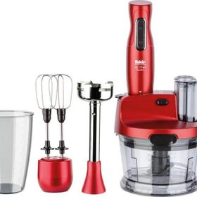 Fakir Mr Chef Quadro Rouge Premium Yüksek Performans Turbo Özellikli Blender Seti