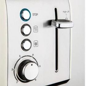 Fakir Rubra 980 W 6 Programlı 2 Dilim Hazneli Ekmek Kızartma Makinesi Krem