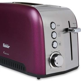 Fakir Rubra Violet 980 W 6 Programlı 2 Dilim Hazneli Ekmek Kızartma Makınesi Mor