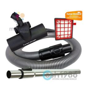 Fakir Veyron Basic Süpürge Hortumu Turbo Brush Başlık Boru Filtre