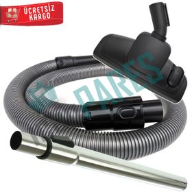 Fakir Veyron Turbo Elektrikli Süpürge Hortumu Emici Başlık Teleskopik Boru