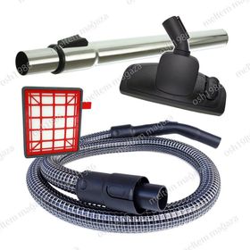 Fakir Veyron Turbo Öko Süpürge Çelik Telli Hortumu Turbo Brush Emici Başlık Teleskopik Boru