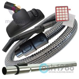 Fakir Veyron Turbo XL Elektrikli Süpürge Hortum Emici Başlık Teleskopik Boru Toz Haznesi Hepa Filtre
