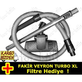 Fakir Veyron Turbo XL Emici Başlık Teleskopik Boru Seti