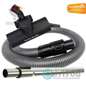 Fakir Veyron Turbo XL Süpürge Çelik Telli Hortumu Turbo Brush Emici Başlık Teleskopik Boru