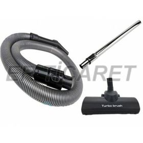 Fakir Veyron Turbo XL Süpürge Çelik Telli Hortumu Turbo Brush Emici Başlık Teleskopik Boru