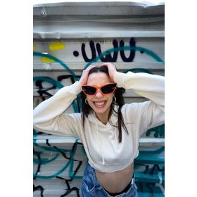 Falan Eyewear Ufix Turuncu Kadın Rave Güneş Gözlüğü