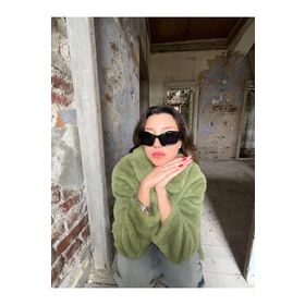 Falan Eyewear Ufix Yeşil Kadın Rave Güneş Gözlüğü