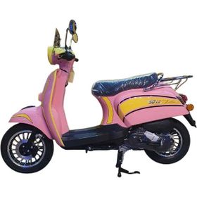 Falcon Turtle 50 Pembe Sarı Benzinli Scooter