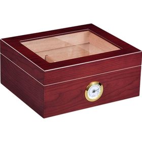 Falconetti RB95KHV Kırmızı Camlı Humidor Puro Kutusu