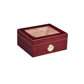 Falconetti RB95KHV Kırmızı Camlı Humidor Puro Kutusu