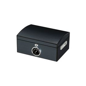 Falconetti RC05 Siyah Karbonfiber 2 Katlı Humidor Puro Kutusu