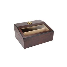 Falconetti RC11 Kahverengi Camlı Humidor Puro Kutusu