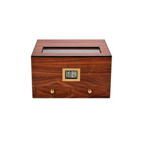 Falconetti RC56 Sedir Ağacı Camlı Çekmeceli Humidor Puro Kutusu