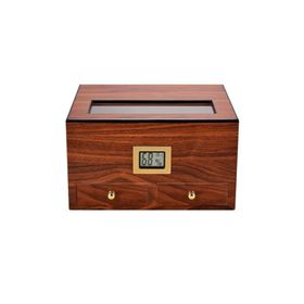 Falconetti RC56 Sedir Ağacı Camlı Çekmeceli Humidor Puro Kutusu