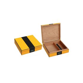 Falconetti RC60 Sarı Karbon Fiber Humidor Puro Kutusu