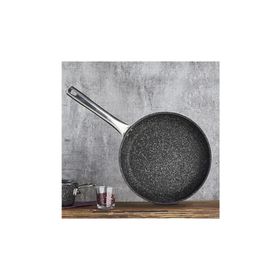 Falez 3022 Black Lıne 32 cm Çelik Saplı Tava