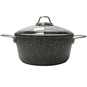 Falez Adachefs 24 Cm Black Line Granit Döküm Derin Tencere