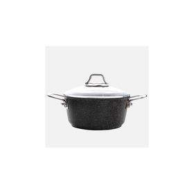 FALEZ Black Line Granit Döküm 24 cm Derin Tencere