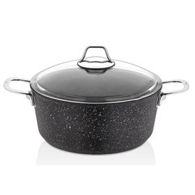 Falez Black Line Granit Döküm 26 cm Derin Tencere