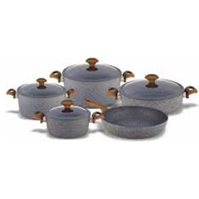 Falez CML0288 Casa Milano 9 Parça Granit Granistone Tencere Seti