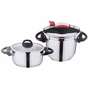 Falez Twist & Cook 4 lt ve 7 lt Kırmızı Düdüklü Tencere