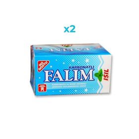 Falım 100'lü Işıl Tekli Karbonat Ve Nane Aromalı Şekersiz Sakız (24 adet)