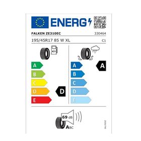 Falken 195/45R17 85W XL Ziex ZE310 Ecorun Yaz Lastiği