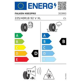 Falken 225/40 R18 92W XL Eurowinter HS02 Pro Kış Lastiği 2025