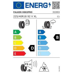 Falken 225/40 R18 92W XL Eurowinter HS02 Pro Kış Lastiği 2025