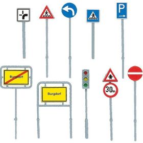 Faller 5580971 1 87 Maket Trafik İşaretleri
