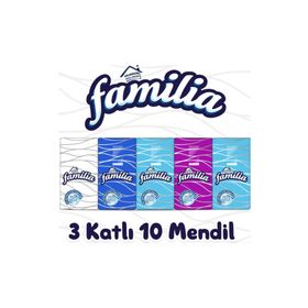 Familia 3 Katlı 10 Paket Mendil
